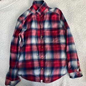 American Eagle Plaid Button Up